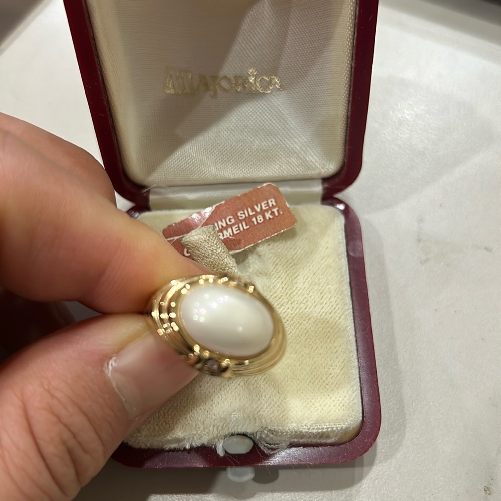 Majorica ring